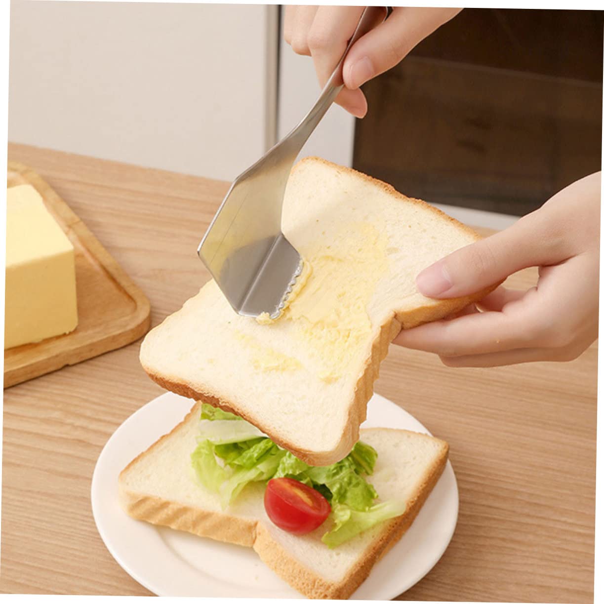 SOLUSTRE Household Cheese Slicer Tool Ergonomic Handheld Cutter for Baking Cooking for Slicing Cheese Butter and Convenient Kitchen Accessory