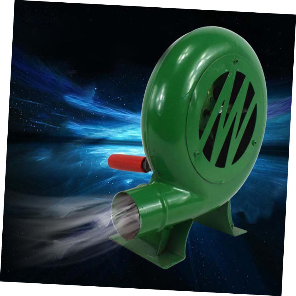 Mipcase Portable Hand Crank Fire Blower for Bbq and Camping, Outdoor Air Blower with 200w Power, Manual Cooking Fan for Fire Ignition and Stove Boosting