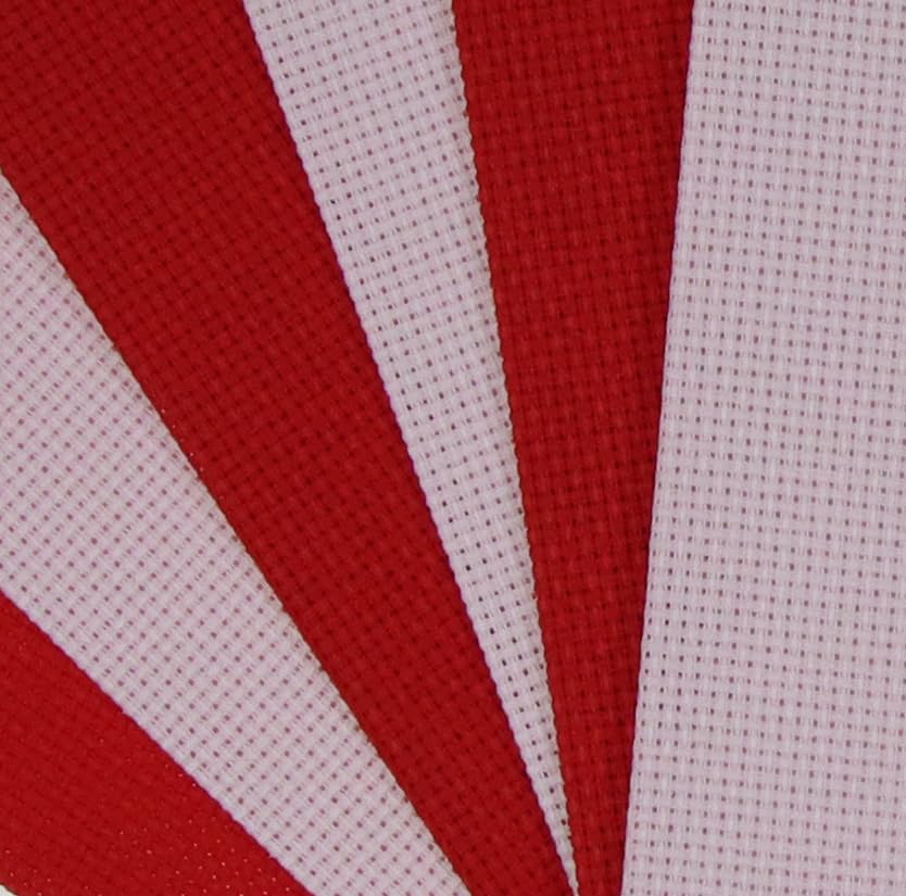 Image of KCS 4 /6 pc of 12 inch x 18 inch 30cmx45cm 16CT Counted Cotton Aida Cloth Cross Stitch Fabric (Pink+Red, 6 pc)