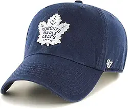 Boné ajustável da marca 47 - Clean UP Toronto Maple Leafs azul-marinho, azul, tamanho único