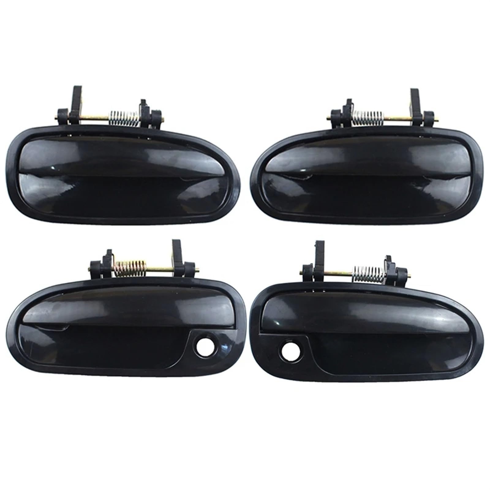 OUVECR for Civic EK3 1996 1997 1998 1999 2000 4PCS Car Outside Exterior Door Handle Car Outer Door Handle