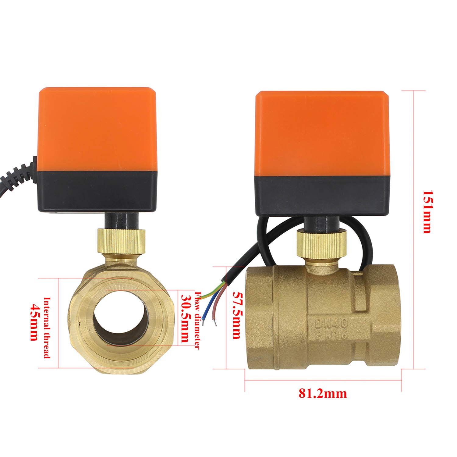 Zawór elektromagnetyczny z napędem 2-drożnym zawór elektromagnetyczny normalnie zamknięty zawór elektromagnetyczny 220v 1/2 3/4 1 1-1/2 cala DN40)
