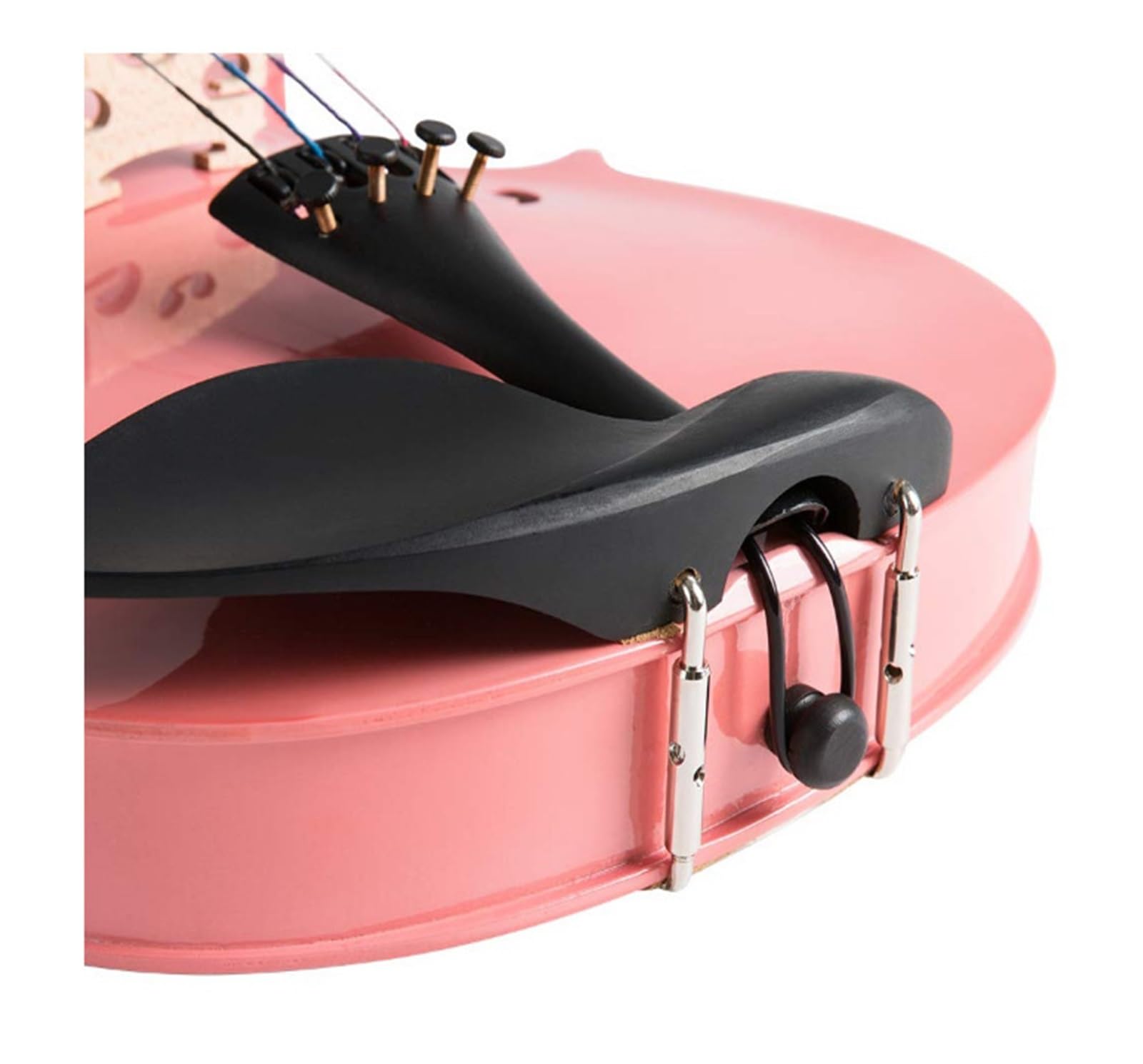 Violino rosa Violino Violino Strumento musicale Violino colorato Violino in tiglio