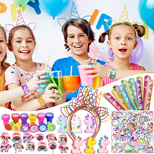 104 Pièces Anniversaire Licorne Jouet Kit Fête, Pinata Licorne, Fille Cadeau D'anniversaire, Licorne Bagues Bracelets… - Image 7