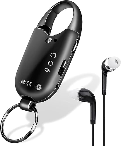 Grabadora de voz de 32 GB, grabadora activada por voz eoqo con triple reducción de ruido, pequeña grabadora de audio para conferencias, entrevistas,