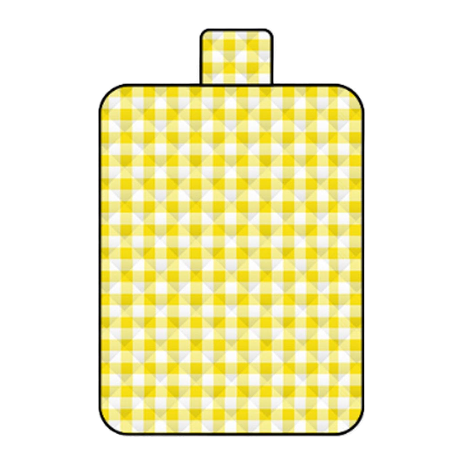 UJEAVETTE Picnic Blanket Large Multipurpose Camping Mat for Family Travel Grass Adults 150x200cm Yellow-image-46