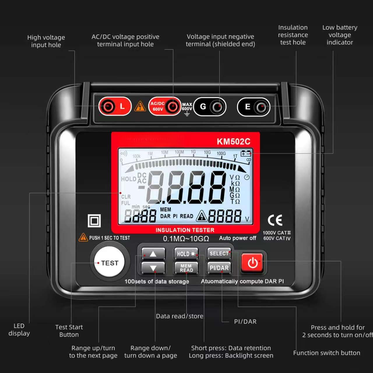 Termometro igrometro digitale per interni ed esterni, monitor ad alta precisione di temperatura e umidità con indicatore di comfort, design compatto per casa, ufficio, serra