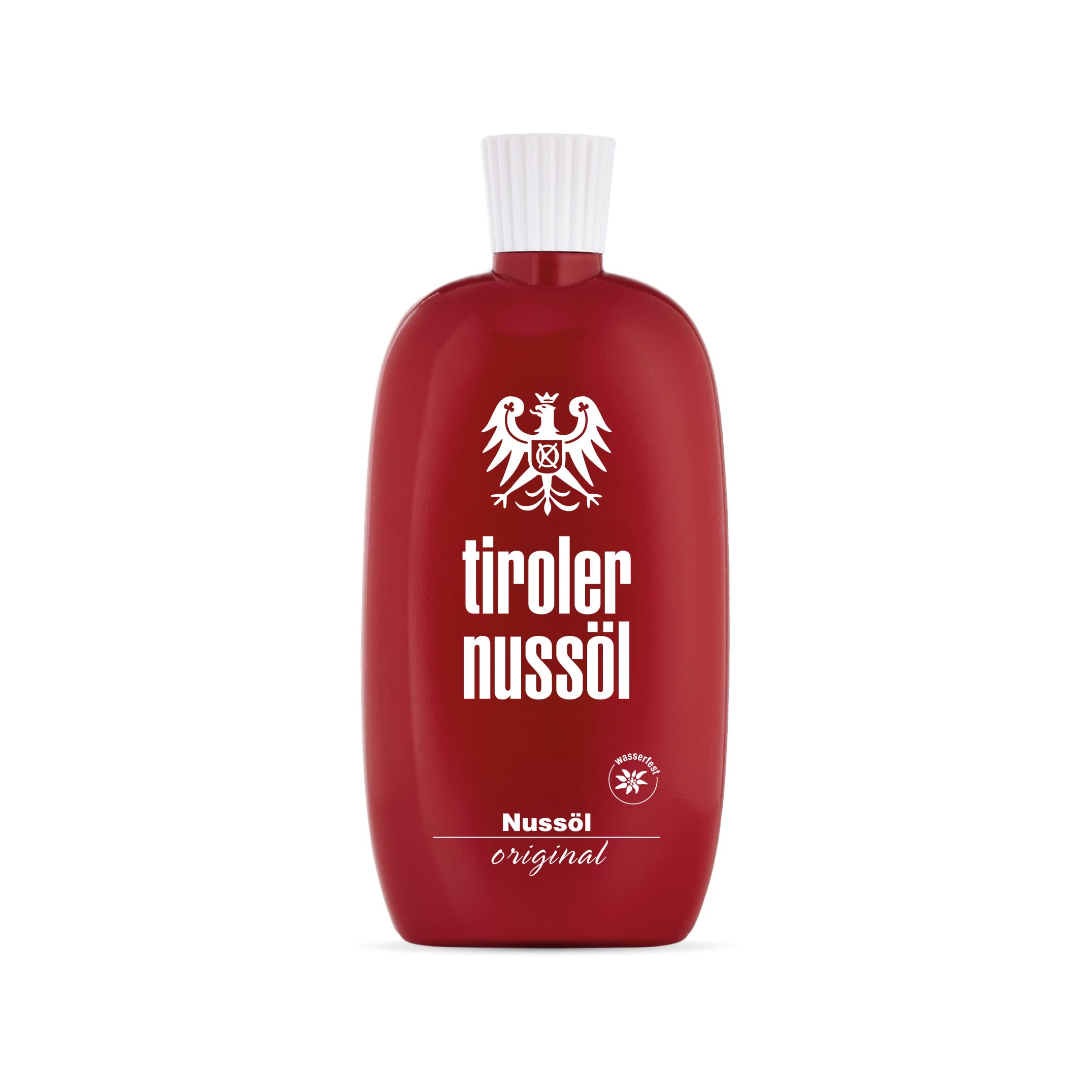 Tiroler Nussöl Original Nussöl wasserfest | Bräunungsöl Körper | Walnussschalen Extrakt | Pflegeformel mit Mandelöl und Sonnenblumenöl | seidiger Glanz | für Solarium und Sonne | 150 ml