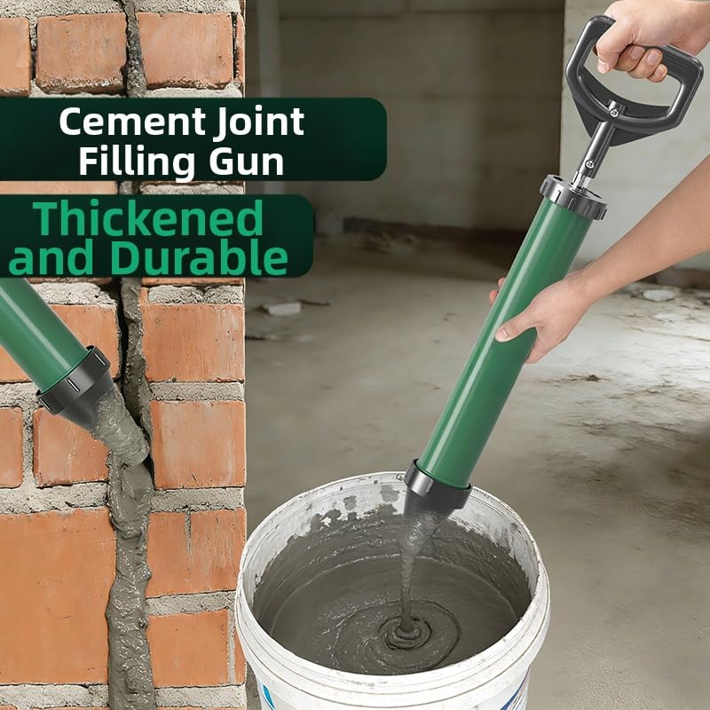 Outil d'injection de joints en acier inoxydable avec buses interchangeables pour joint de ciment - 8