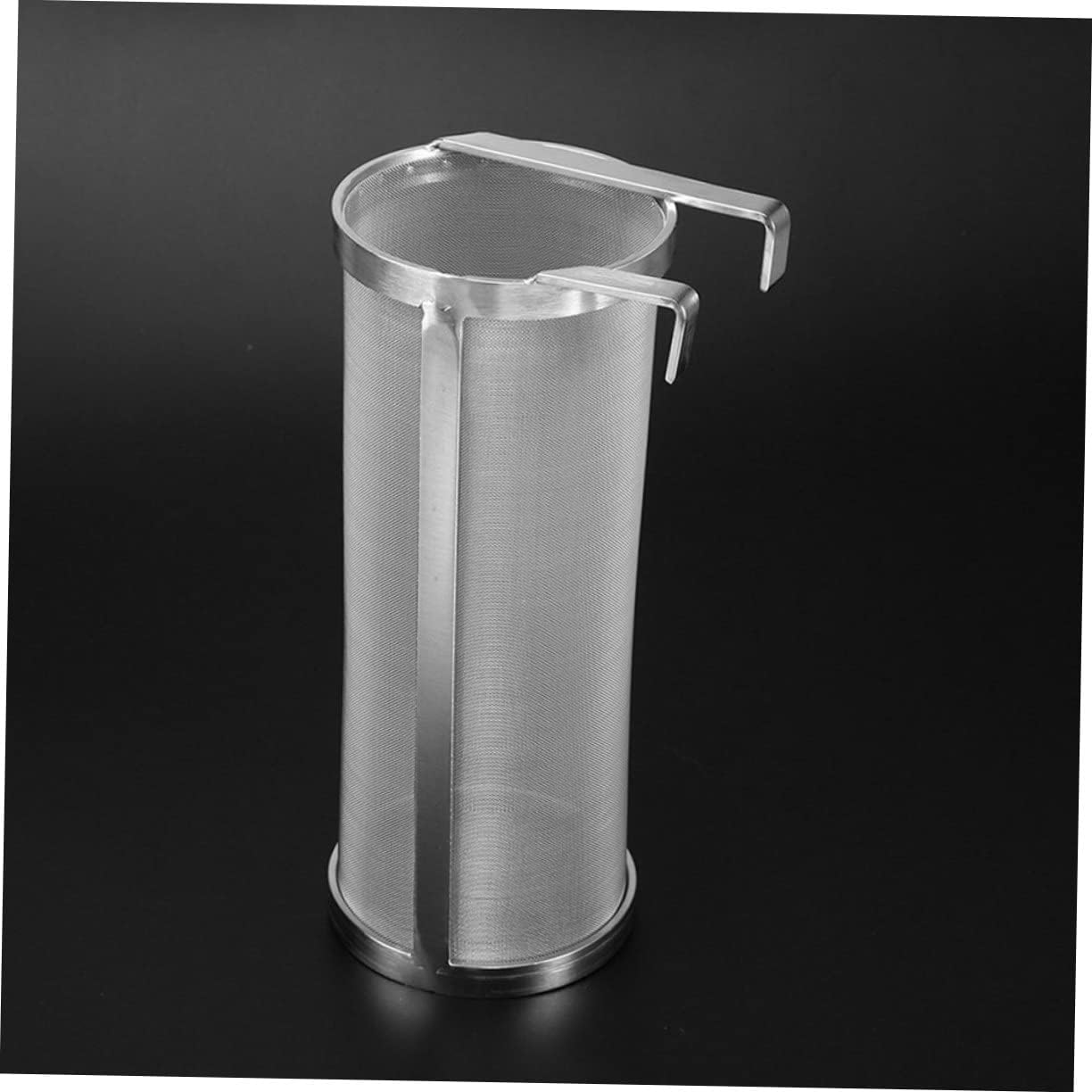 Cabilock 1Pc Multi Function Stainless Steel Filter Barrel Portable Wine Filter for Home Brewing Filtering and Compost Tea Making Temperature Resistant and Wear Resistant