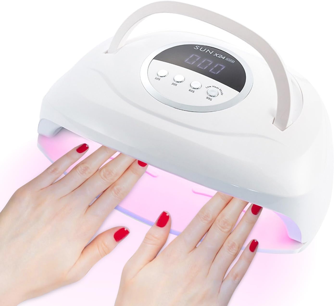 UV Nail Lamp, 300W UV LED Light Nail Dryer for Gel Nails with 72 Beads, Professional