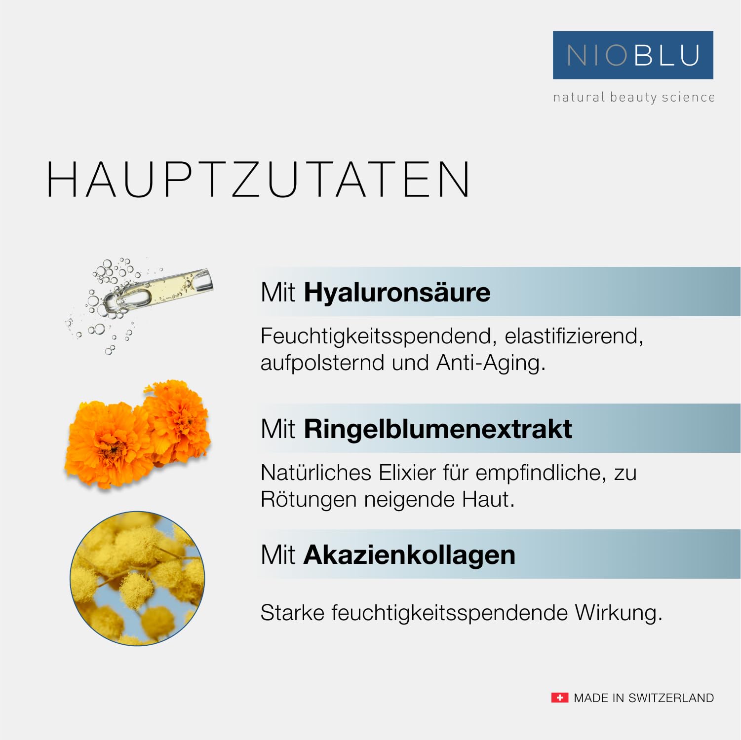 Nio-Serum Collagen 30 ml – Mit Niosoma NIO-ACTIVE – Feuchtigkeitsspendendes, regenerierendes und revitalisierendes Serum für reife Haut