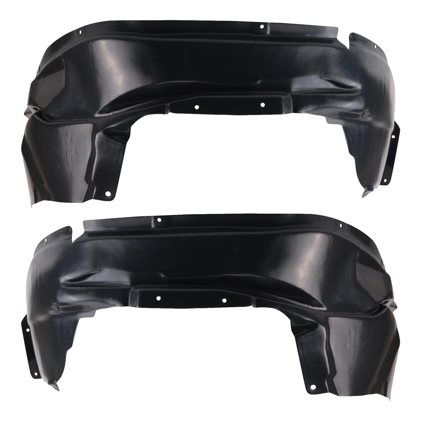 TRQ Front Inner Fender Liner Set | For 2007-2010 Jeep Compass CH1248133 CH1249133