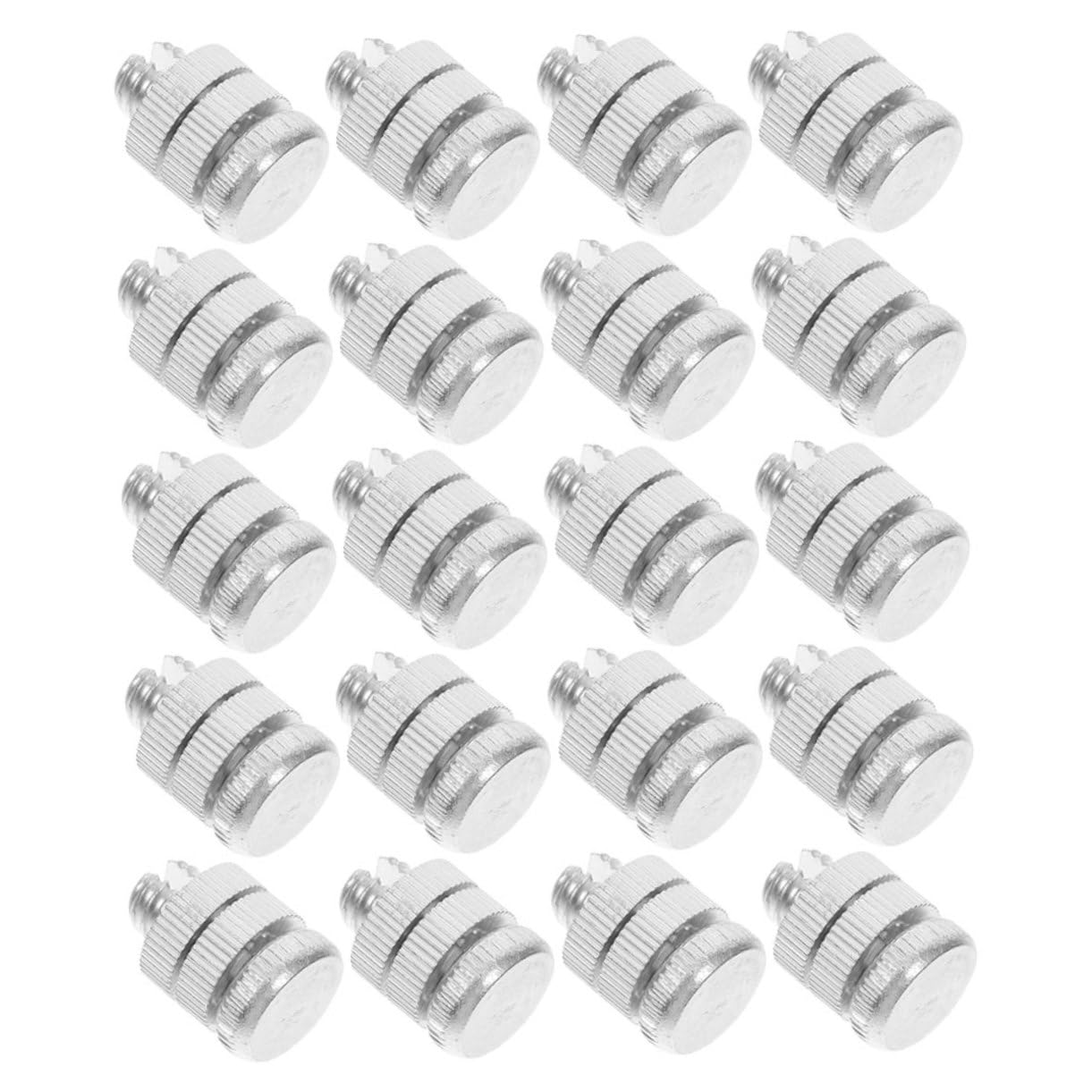 Conector para alambre de cerca electrónica de aluminio para fincas exteriores en pack de 20 piezas