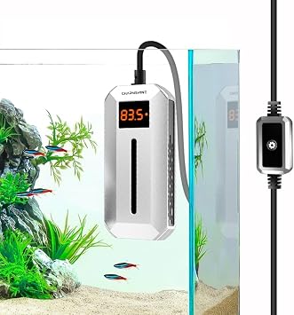 Submersible Aquarium Heater with LED Digital Display 200W Fish Tank Heater for 23-27 Gallon Freshwater Saltwater Tank, Auto Thermostat Overheat ProtectionNot Suitable for Low-Water Turtle Tanks