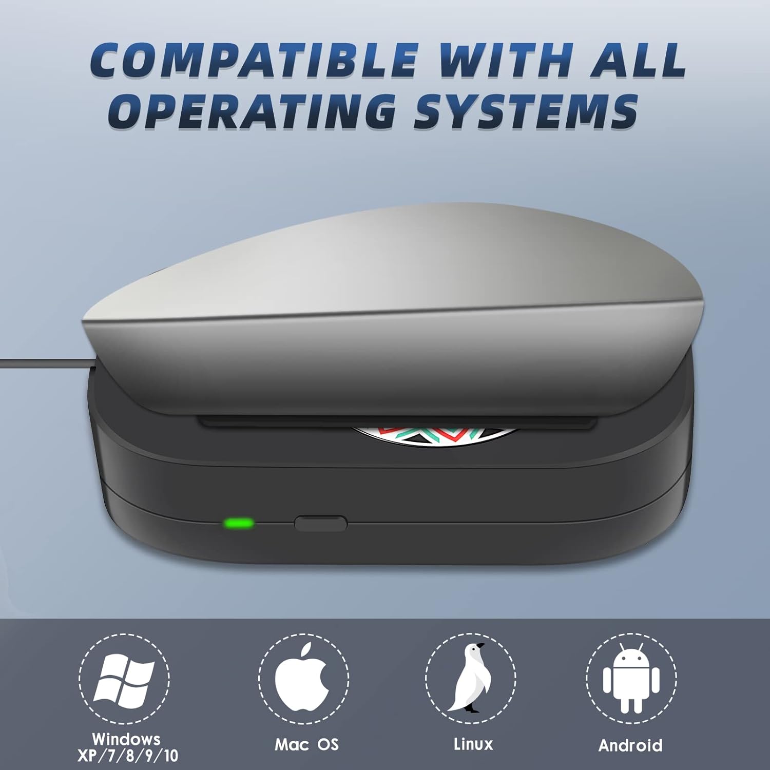 Mouse Jiggler, Undetectable Mouse Mover Wiggler Shaker with Drive Free USB Port Simulate Mouse Automatic Random Movement - Image 6