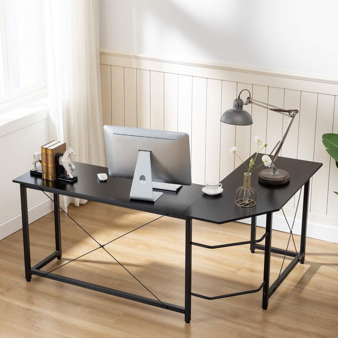 Buy Sengo L Shaped Computer Desk Home Office Desks Work Table Gaming