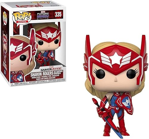 Funko Pop! Games: Marvel Future Fight Sharon Rogers - Figura coleccionable multicolor