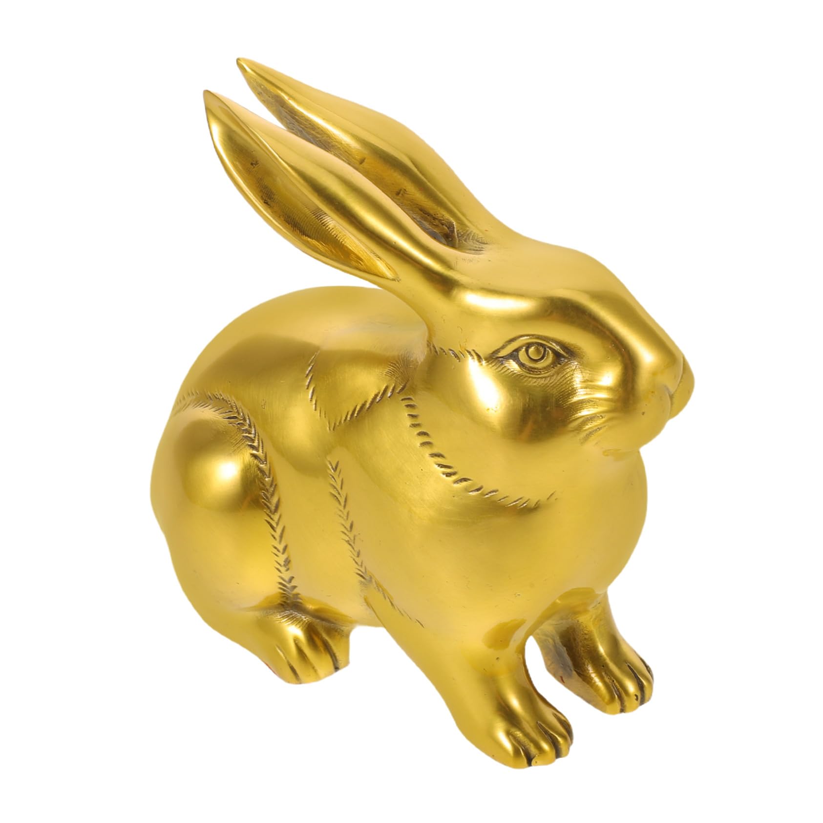 Sculpture lapin laiton résistante à oxydation : fini la décoration fragile qui ternit