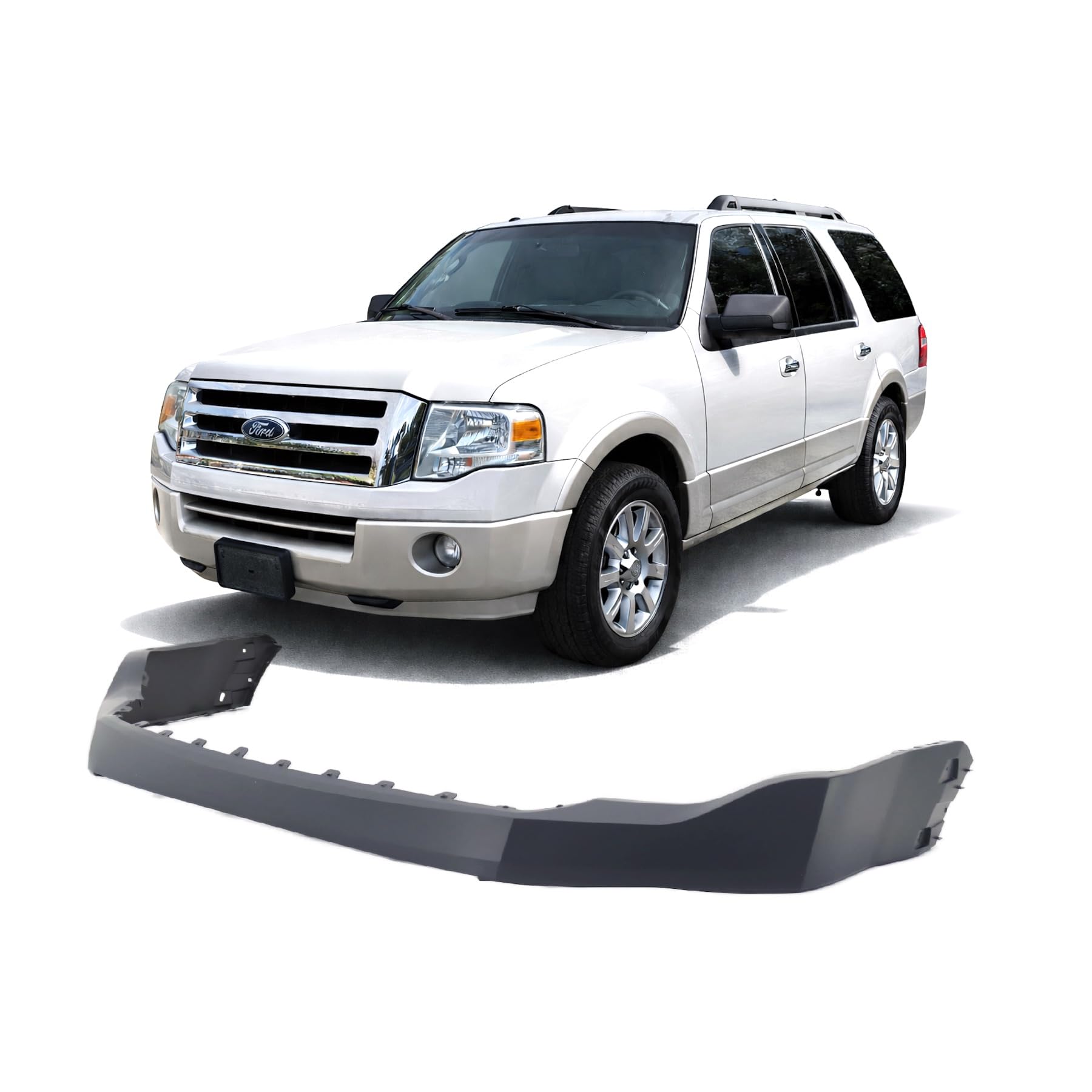 FitParts Compatible with Ford Expedition 2007–2014 Front Upper Bumper Cover