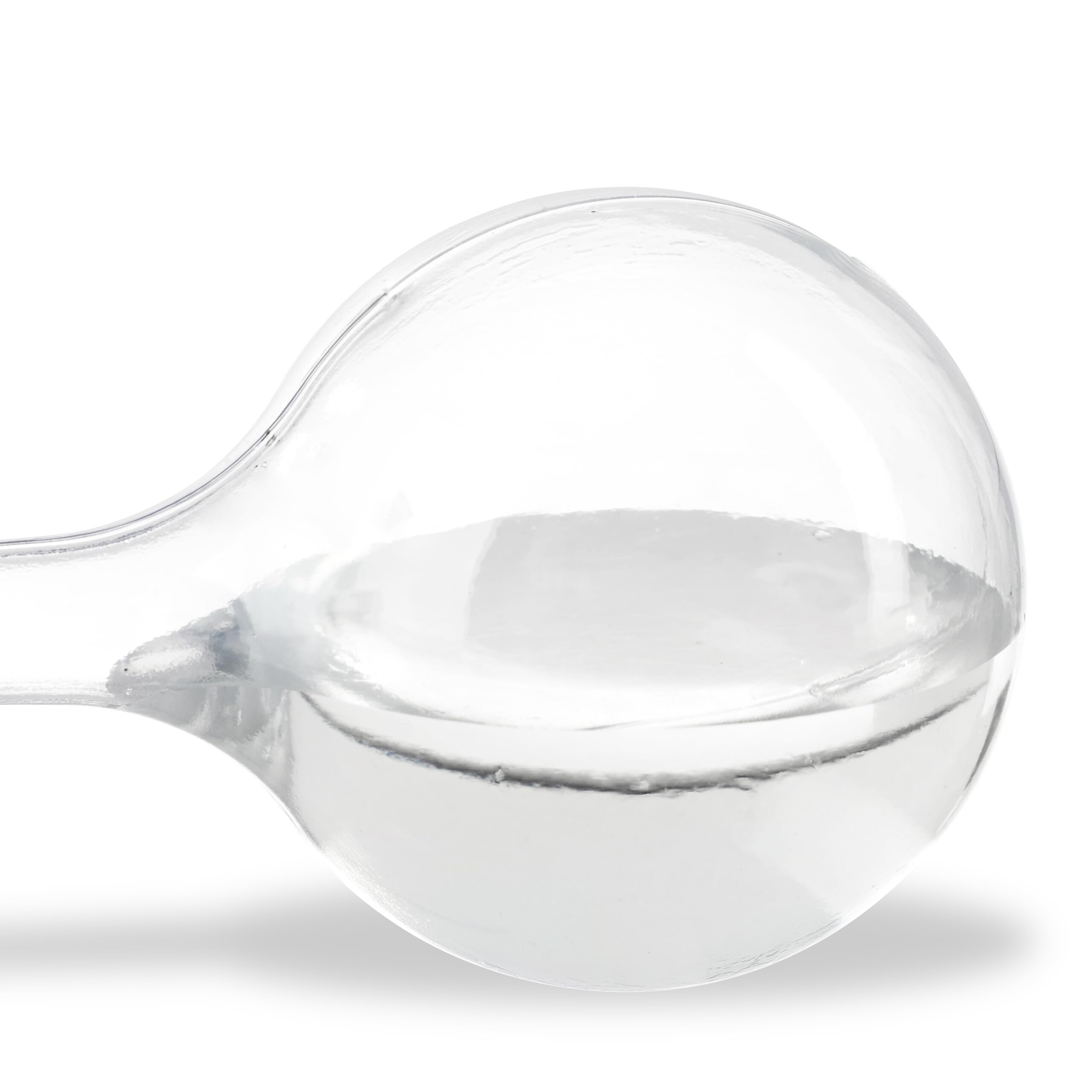 Relaxdays Kulki nawadniające, zestaw 10 sztuk, wys. x śr.: 28 x 8 cm, kulki do pragnienia kwiatów i roślin, 250 ml, tworzywo sztuczne, przezroczyste