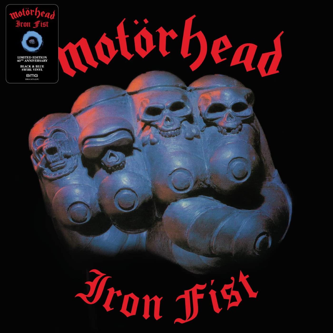 MOTORHEAD - Iron Fist (40th Anniversary Edtion) - LIMITED SWIRL VINYL LP