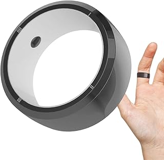 Fulenyi Bague Intelligente R5 étanche avec 2 santé, 6 Cartes RFID, Bague Universelle en céramique pour téléphone Portable, Anneau Intelligent Portable avec capteur Polyvalent