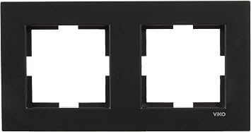 Viko Novella Black Double Frame