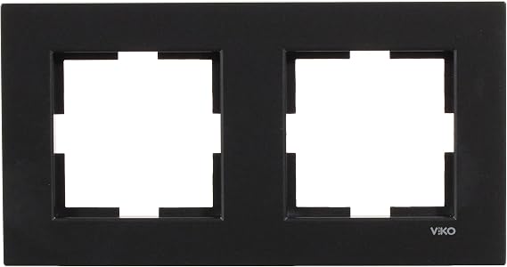 Viko Novella Black Double Frame