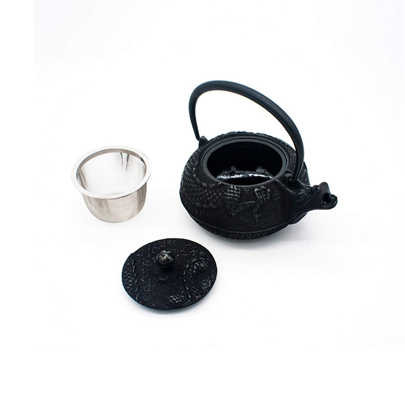 JTKDL Cast Iron Teapot Japanese Tea Kettle Vintage Retro Teakettle with Stainless Steel Infuser Best gift for Friends