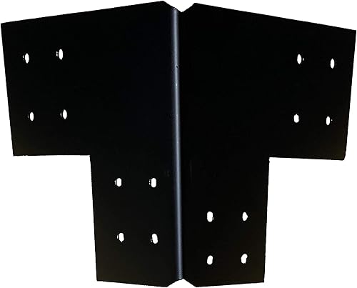 Soporte de esquina de diseño estructural de 6 pulgadas para postes de 6 x 6, soporte de esquina de 6 x 6, soporte de pérgola, soporte de poste de 6