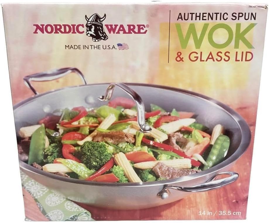 ノルディックウェア 両手中華鍋 WOK 35cm ノンスティック ノルディックウェア 両手中華鍋 WOK 35cm ノンスティック