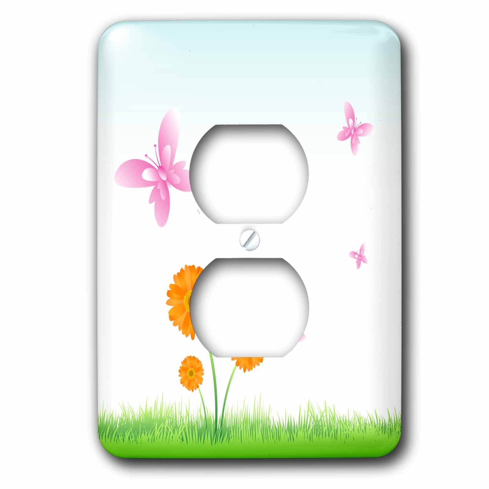Cache-prise 3dRose LSP_78667_6 multicolore pour sublimer votre salon