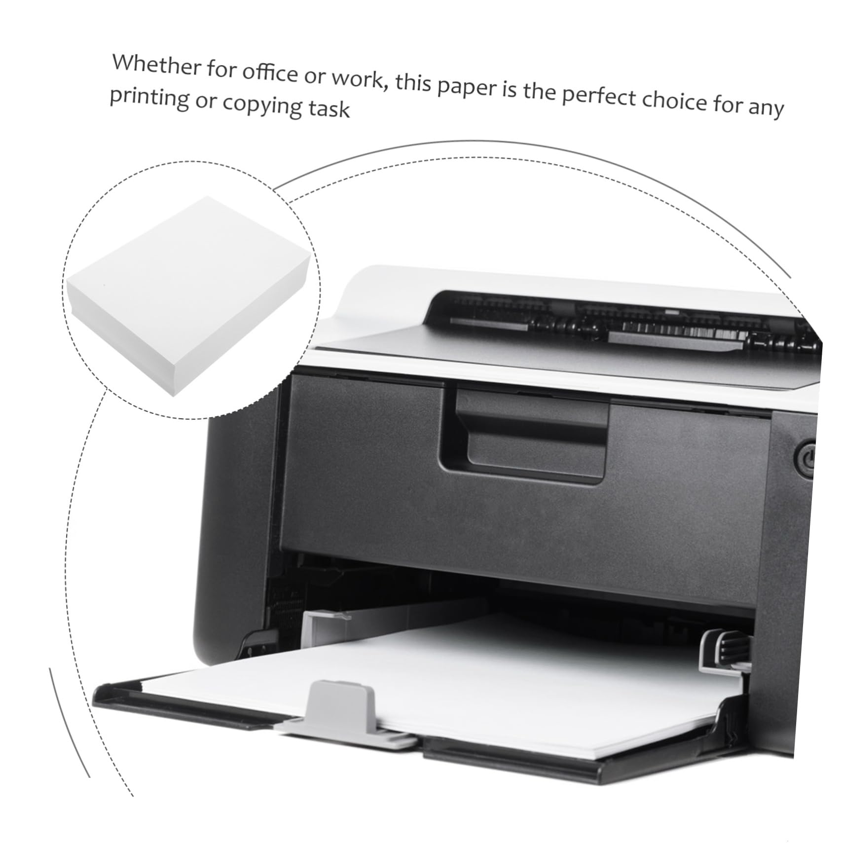 500feuilles Papier Imprimante Épais Papier Multi-usage Pour Impression Et Dessin Pour École Et Bureau