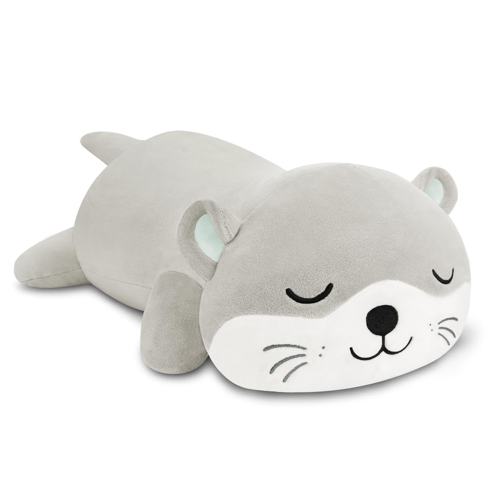 SQEQE Weighted Otter Plush, Weighted Otter Stuffed Animal, Cute Otter Plushies Pillow Soft Toy Gift for Kids Adults 25CM โ image 1