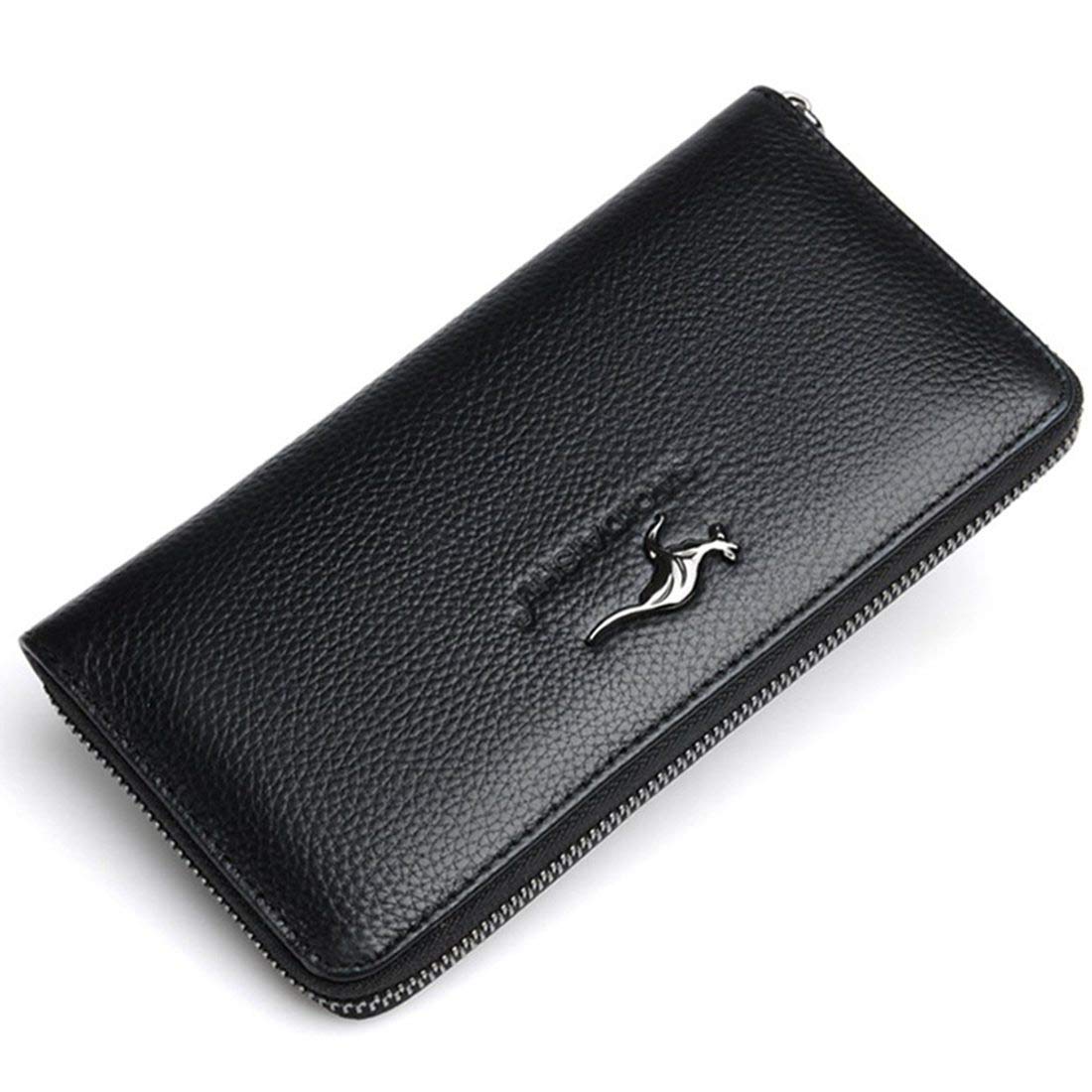JAM HOME MADE×NF Long zip wallet BLACK Amazon.com: FLW Men's Pocket Sized Metal Zip-around Black