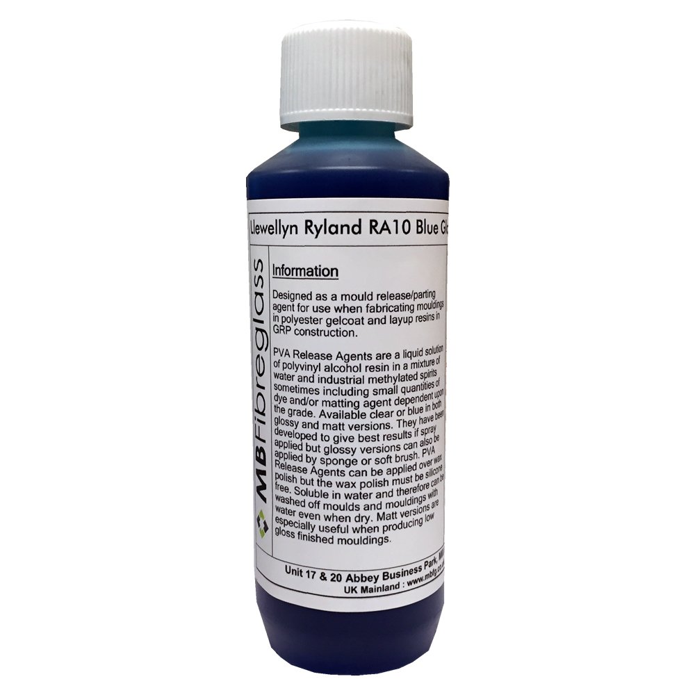 Polycraft LR RA10 PVA Blue Gloss Release Agent - 250ml