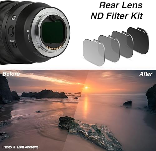 Miniatura 4 de Haida Kit de filtro ND de lente trasera para Sony FE 0.472-0.945 in f4.0 G Lente Multi-revestimiento Nano Revestimiento Vidrio Óptico Incluye Filtro