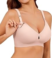 Vrvoice Seamless Wireless Nursing Bra for Breastfeeding & Pregnancy - Comfortable Maternity Sleep Bralette with Extender