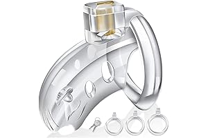 Sex Toy Chastity Devices Cage Locked Cock Cage Sex Toy for Men...