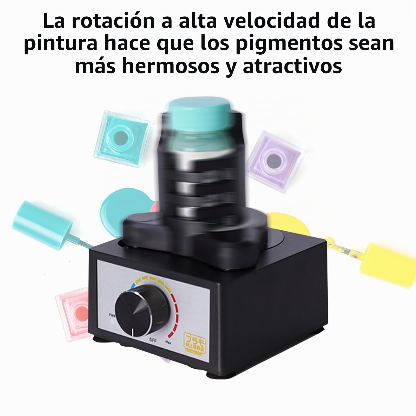 Mezclador Vórtice,Agitador Turbo Agitador Pintura Turboagitador Mezclador de Pintura Eléctrico apto para 10-100 ml Para Pestañas Pinturas Tubos Ensayo