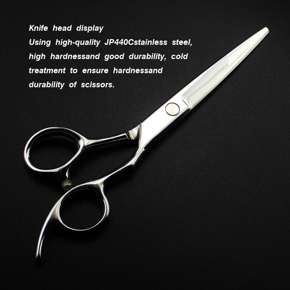 Tijeras para Cortar El Pelo, Tijeras Profesionales De Acero Japonés 440C De 6 Pulgadas, Tijeras para El Pelo con Espejo, Tijeras para Cortar El Pelo, Tijeras para Peluquería