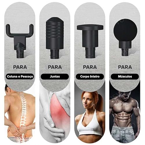 Pistola Massageadora Phoenix Profissional, Massageador Phoenix A2,ENVIO DO BRASIL, 3 Velocidades e 6