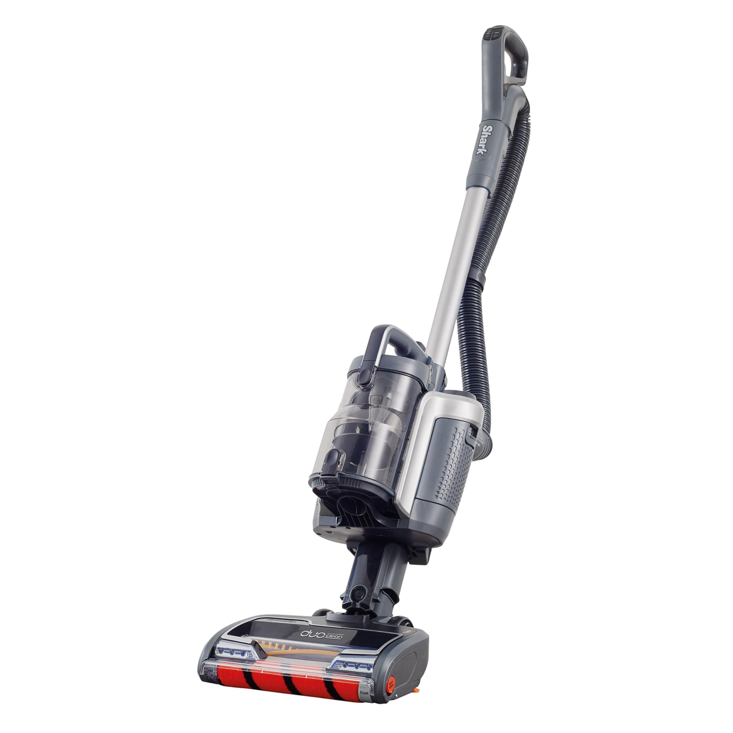 Shark Aspirateur sans Fil de 0,6L avec Anti-Emmêlement, Aspirateur DuoClean Jusqu'à 50 min d'autonomie, Lift-Away, Embout pour Tissus, Suceur Plat, Brosse de Dépoussiérage Argent, ICZ160EU