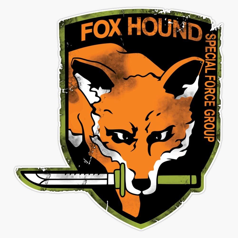 Foxhound Vinyl Waterproof Sticker Decal Car Laptop Wall Window Bumper Sticker 5"