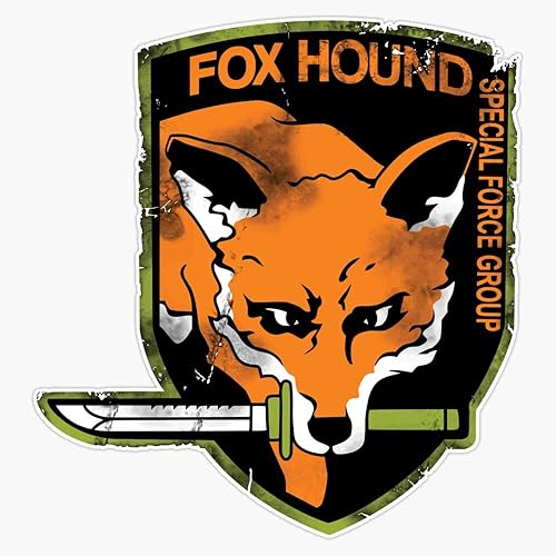 Foxhound - Adhesivo de vinilo impermeable para coche, laptop, ventana, parachoques de 5 pulgadas