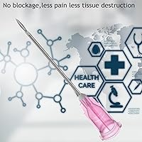 Vista 4 de 100 agujas de jeringa de 18 Ga de 1 pulgada con tapa de accesorios de dispensación de laboratorio, empaquetadas individualmente