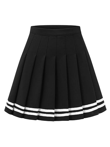 Stretchy Short Pleated Skirts - Medium