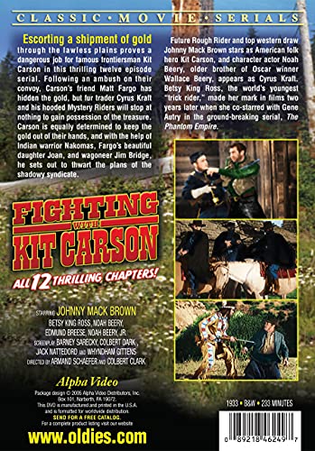 Serial Fighting With Kit Carson capítulos 1-12 en DVD original región 1 3