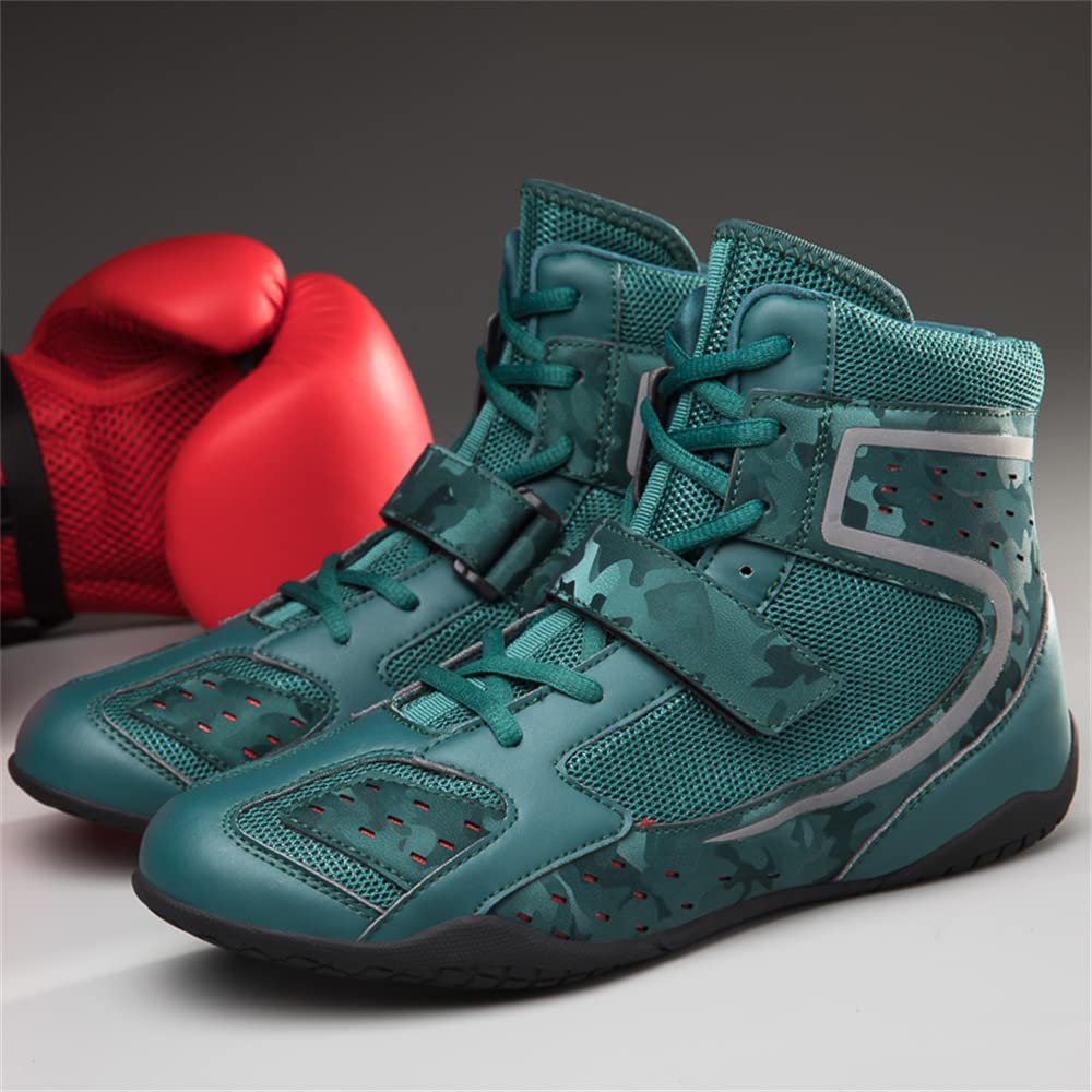 Zapatos de Boxeo para Hombres Zapatos de Lucha Profesional Zapatos de Entrenamiento Integral para Mujeres Botas de Boxeo para Fitness